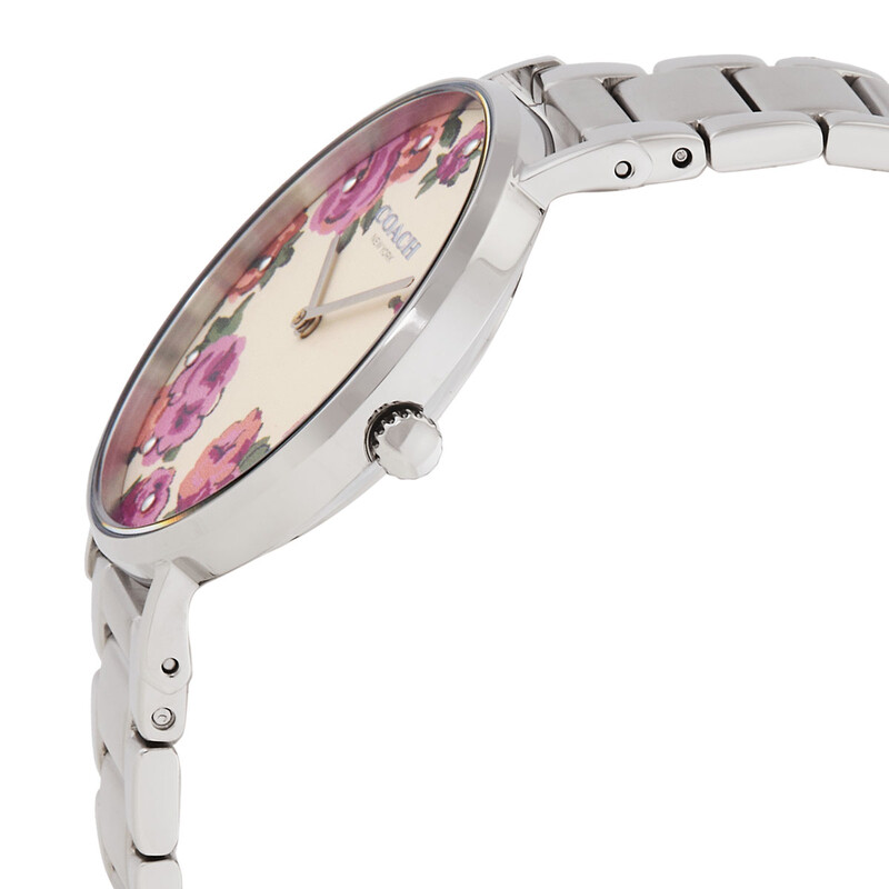 Coach Flower Dial Quartz Perry Gift Set Watch 14000094 - Watches