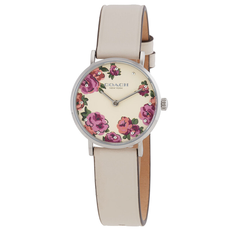 Coach Flower Dial Quartz Perry Gift Set Watch 14000094 - Watches