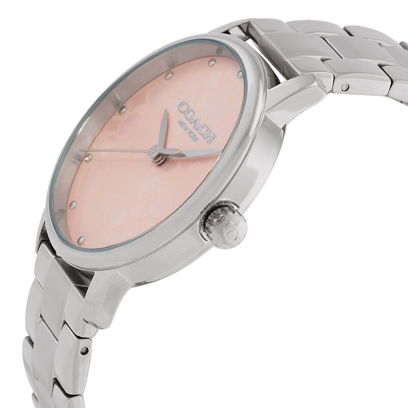 COACH コーチ/グランド/レディース/クオーツ/替ベルト付/14000088/CA.*************/Aランク/20【中古】 COACH（コーチ） 時計 ステンレススチール レザー ジャガード