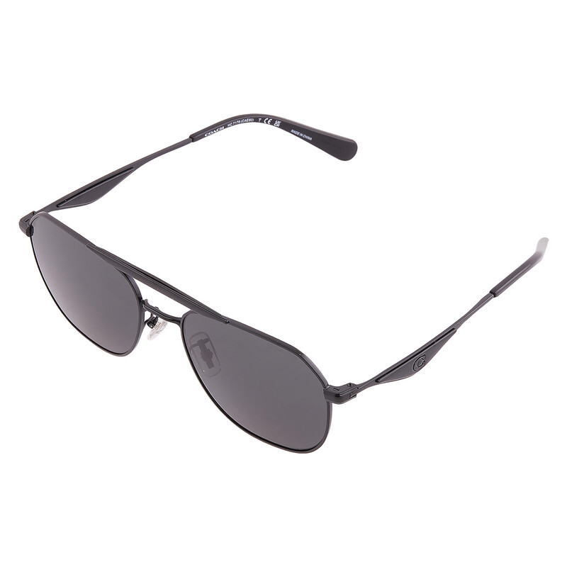 Coach Grey Pilot Men's Sunglasses HC7178 939387 57 725125529112