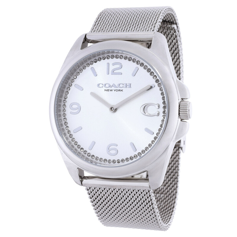 Coach Greyson Quartz Silver Dial Ladies Watch 14504146  display picture 2