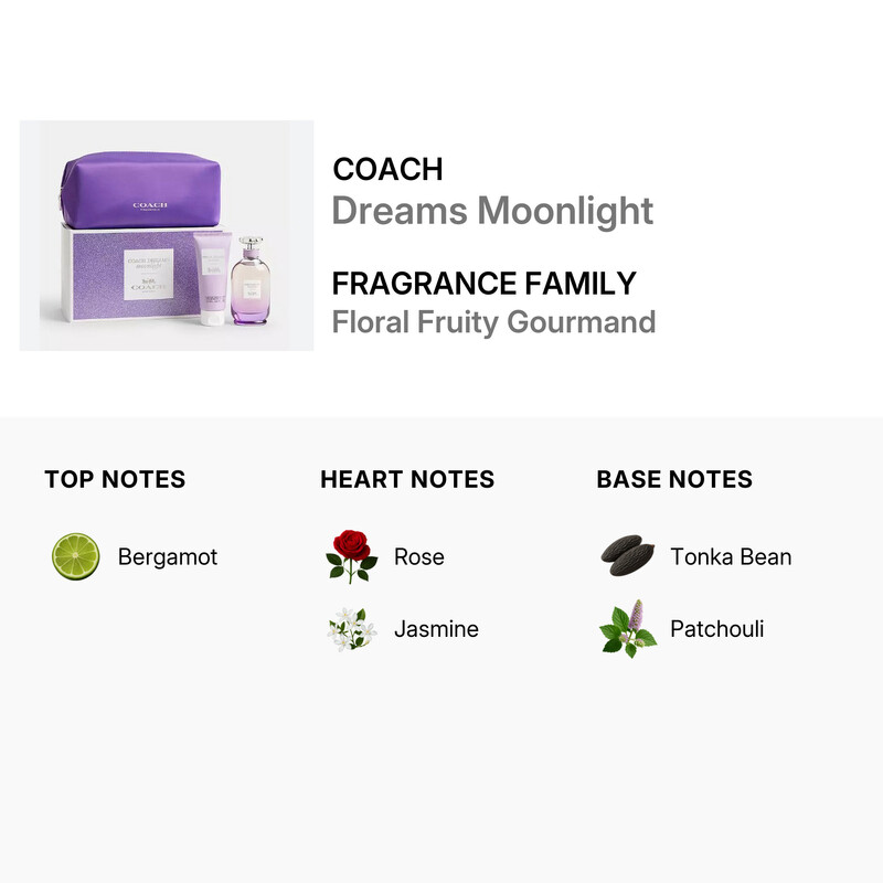 Coach Ladies Dreams Moonlight Gift Set Fragrances 3386460157186