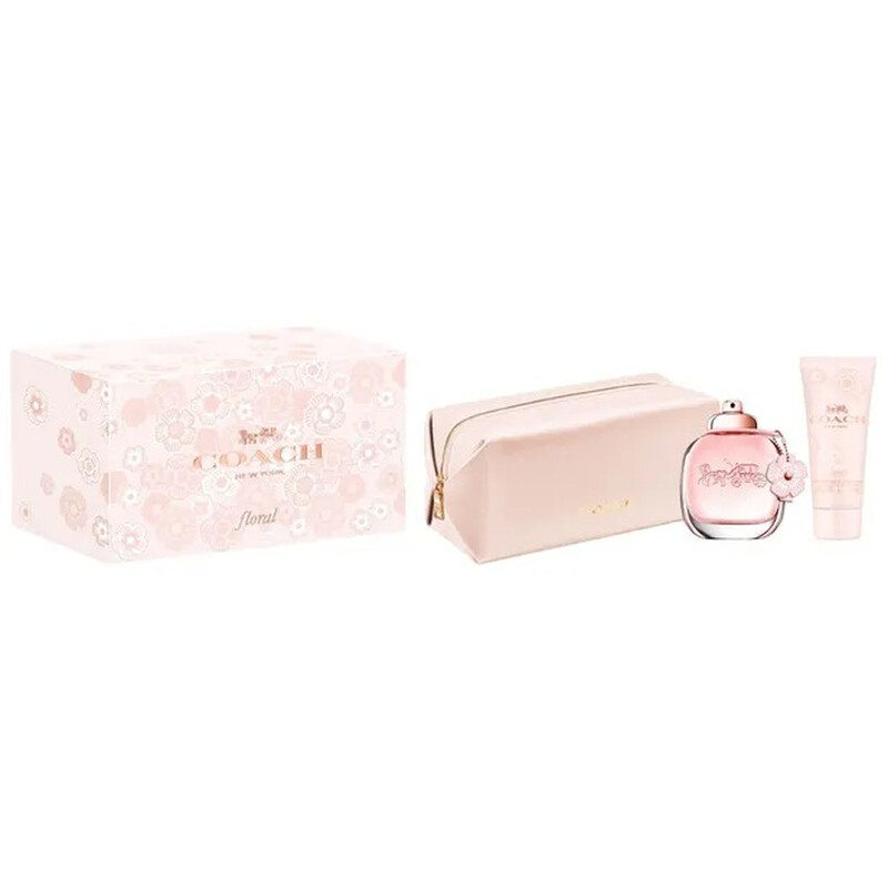Coach Ladies Floral 3pcs EDP Gift Set Fragrances 3386460148825