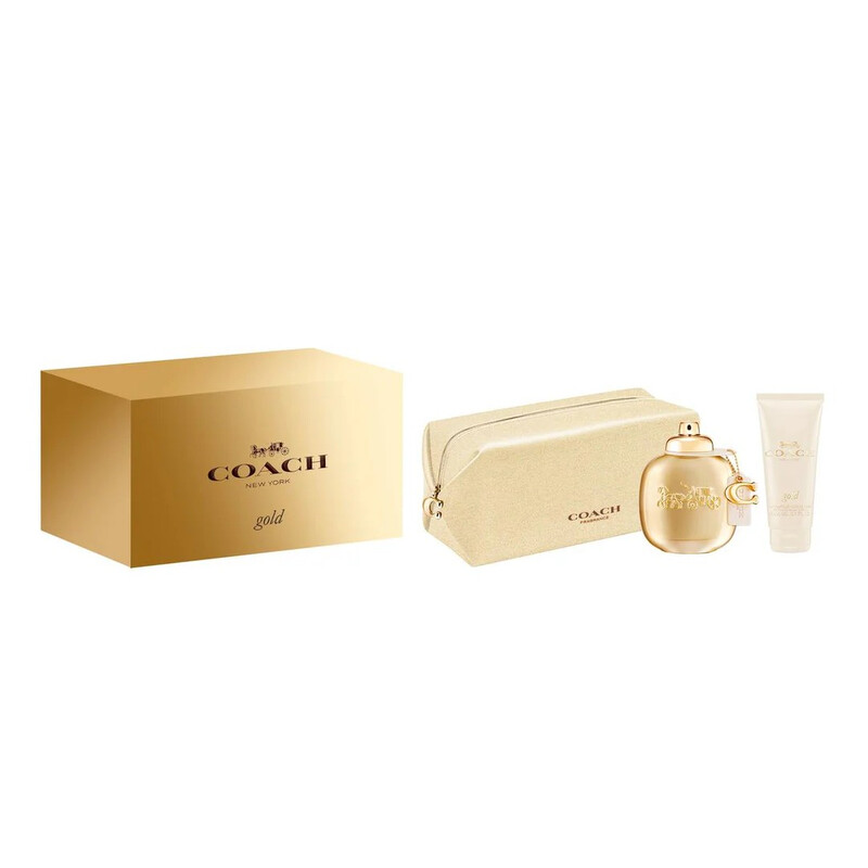 Coach Ladies Gold Gift Set Fragrances 3386460170291 - Fragrances