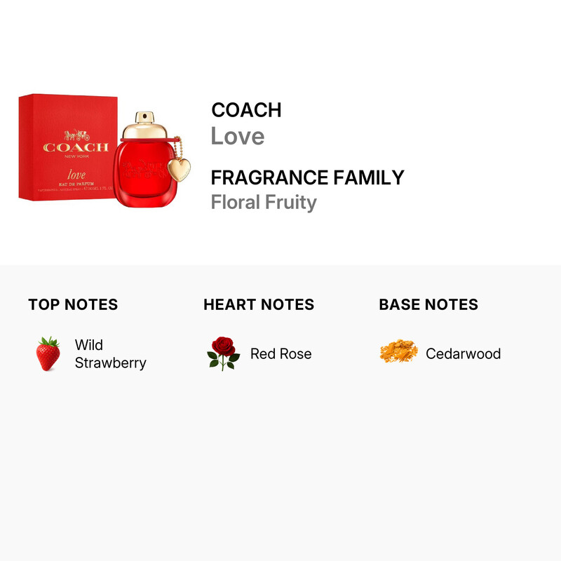 Coach Ladies Love EDP 1.0 oz Fragrances 3386460142199 - Fragrances