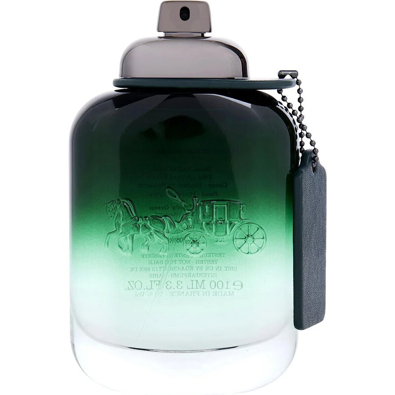 Coach Men's Green EDT 3.4 oz (Tester) Fragrances 3386460141307