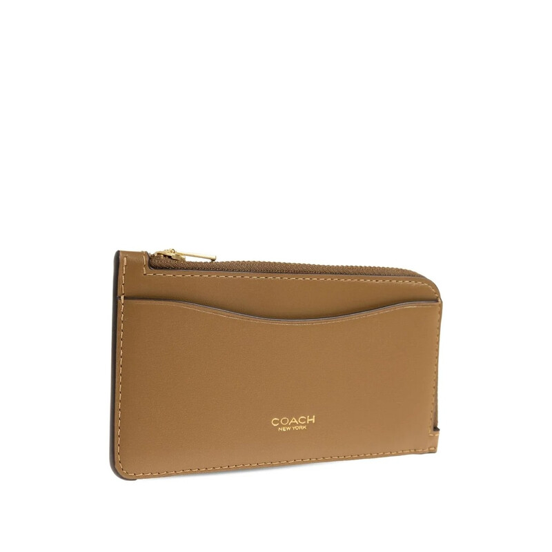 Coach New York Zip Leather Card Case CZ112 B4T7J 196395627677