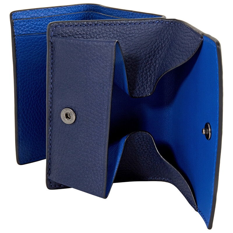 Coach Origami Colorblock Leather Coin Wallet 89426 PWS