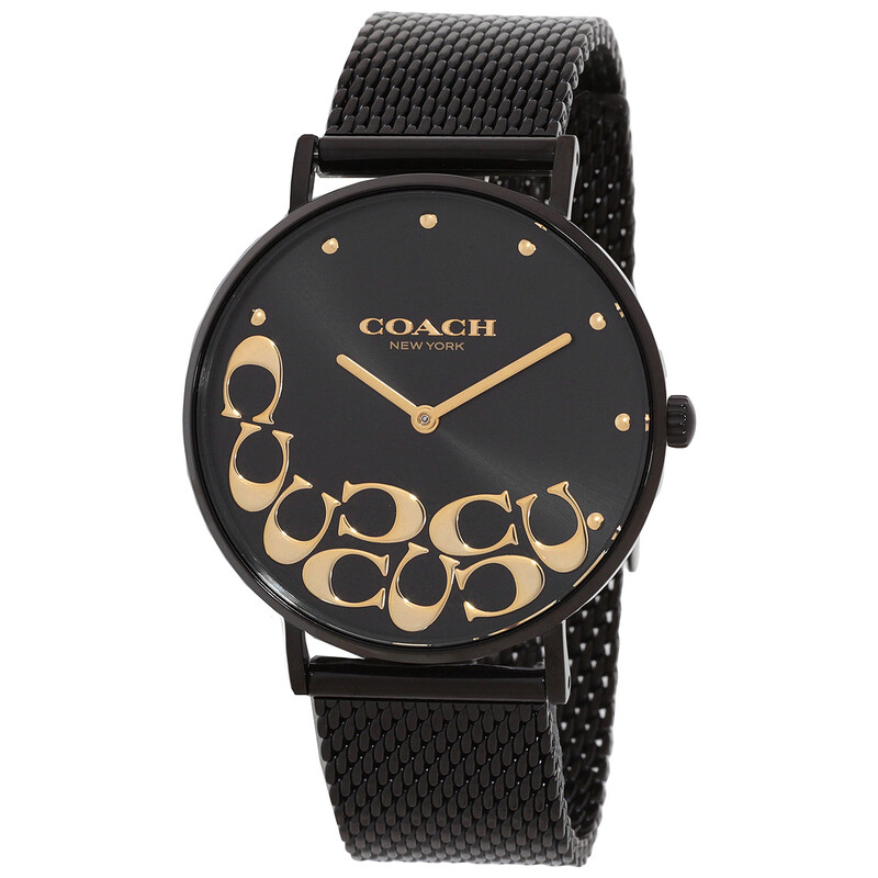 Coach Perry Quartz Black Dial Ladies Watch 14503826 885997414906 ...