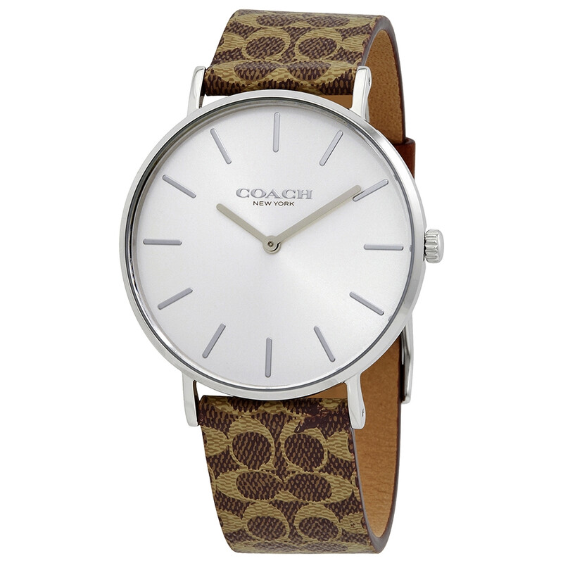 Coach Perry Quartz Silver Dial Ladies Watch 14503122 885997284400 ...