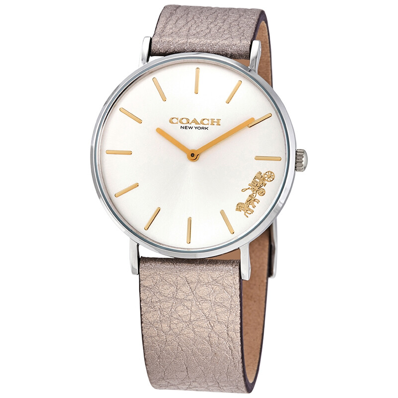 Coach Perry Quartz Silver Dial Ladies Watch 14503157 885997291835 ...