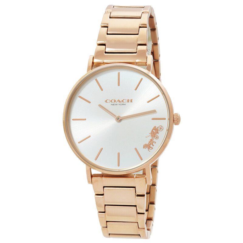 Coach Perry Rose Gold Ladies Watch 14503576 885997380478 - Watches