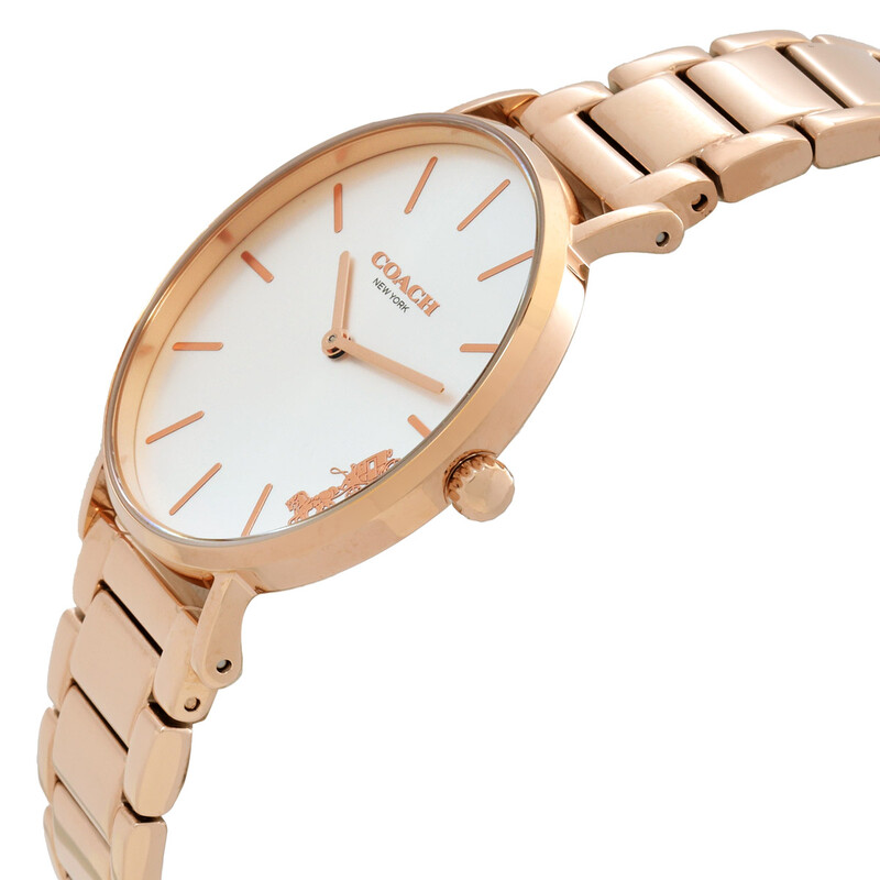 Coach Perry Rose Gold Ladies Watch 14503576 885997380478 - Watches