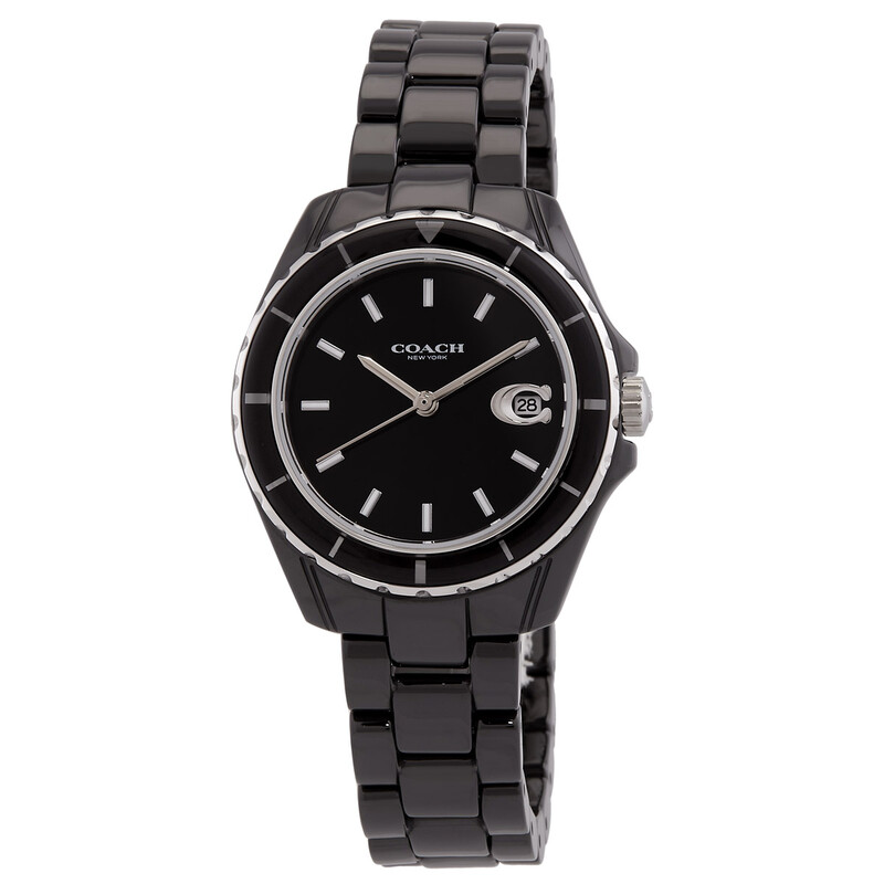 Coach PRESTON Quartz Black Dial Ladies Watch 14503805 - Watches