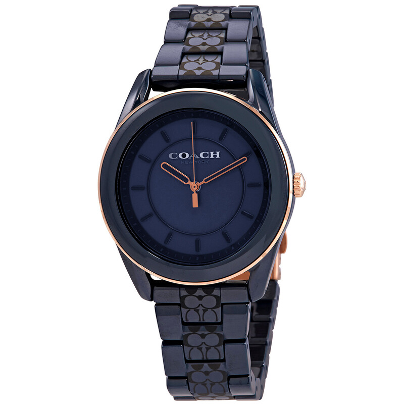 Coach Preston Quartz Blue Dial Ladies Watch 14503773 885997404488