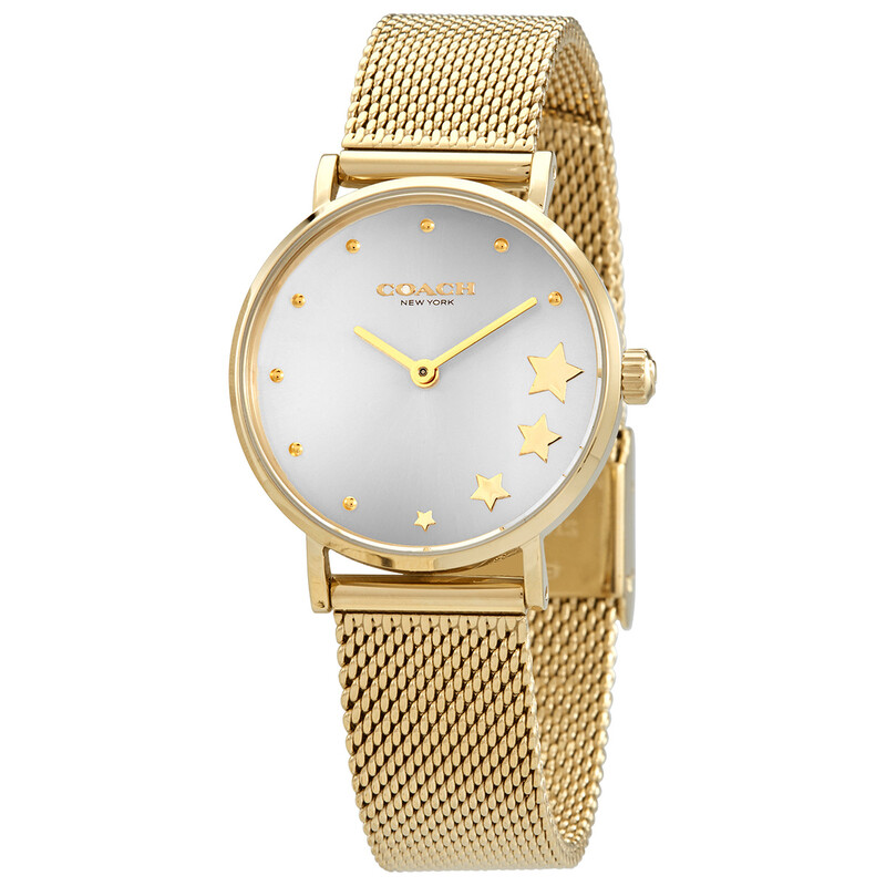 Coach Quartz Silver Dial Ladies Watch 14503521 885997361422 - Watches ...