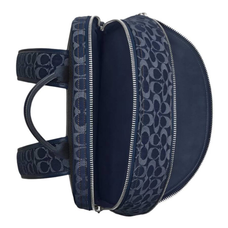 Coach Signature Denim Charter Backpack CAJ71 DEB 196395724451