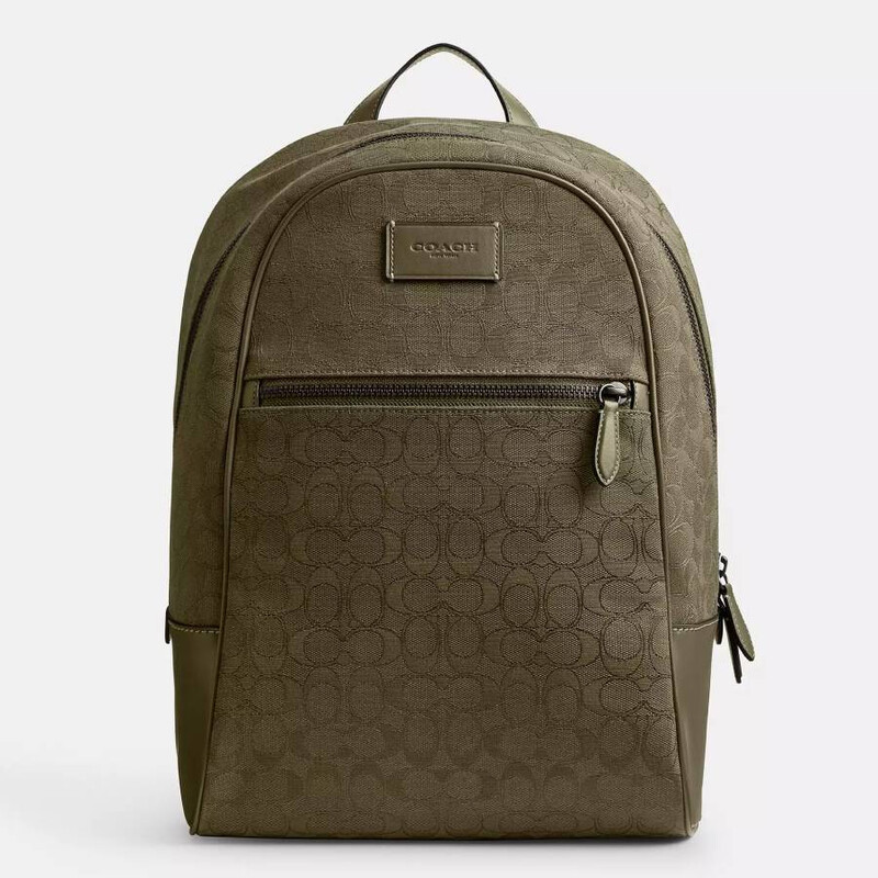 COACH リュック カーゴ NEW YORK シグネチャー柄CBD97新品 Coach Signature Jacquard Theo Backpack CAK98 RM3 196395724901