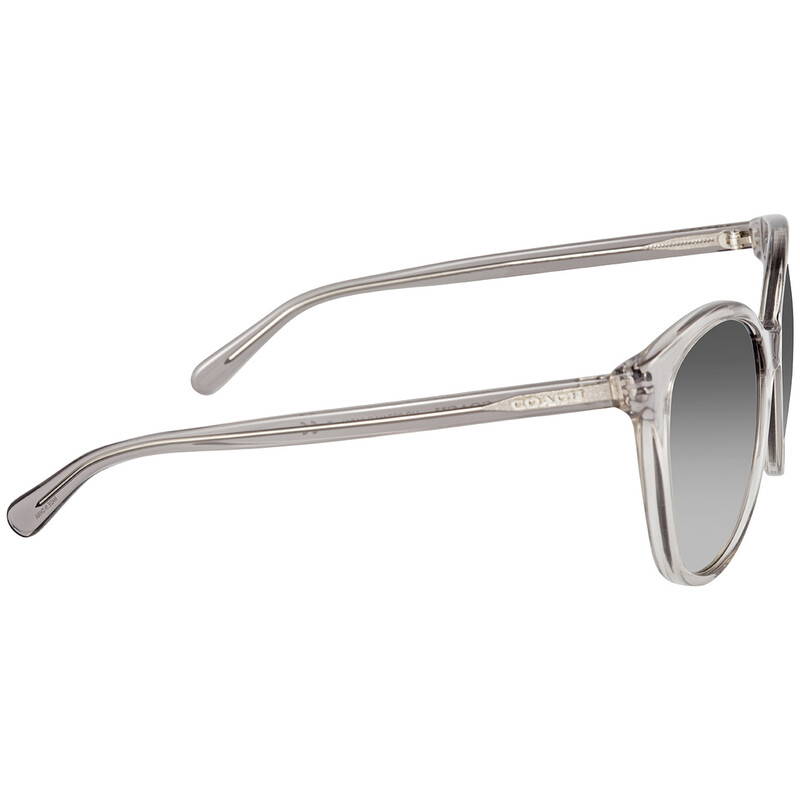 Women\'s Coach Shining Sliver Sunglasses Coach CW193 L (57 - 15) with Grey lenses and Silver frame  main image 4
