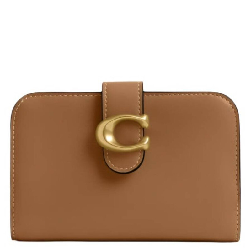 Coach Tabby Leather Compact Wallet CY234 B4T7J 196395627486