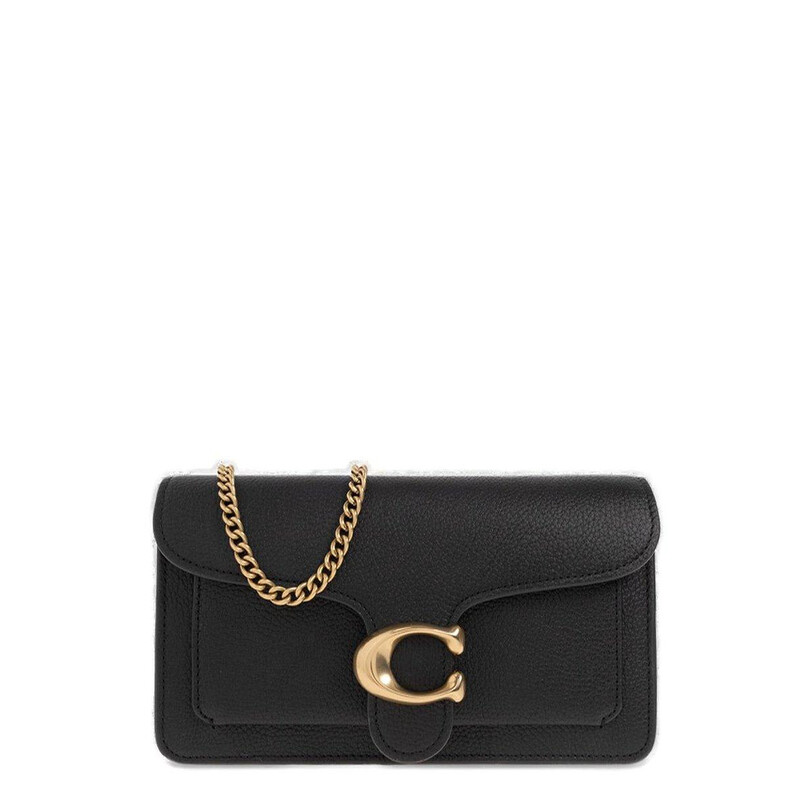Coach Tabby Logo Plaque Chain-Linked Crossbody Bag CE772B4/BK ...
