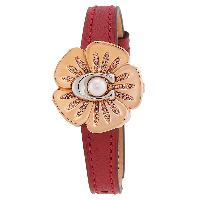 Coach Tea Rose Quartz Pink Dial Ladies Watch 14504150 - Watches