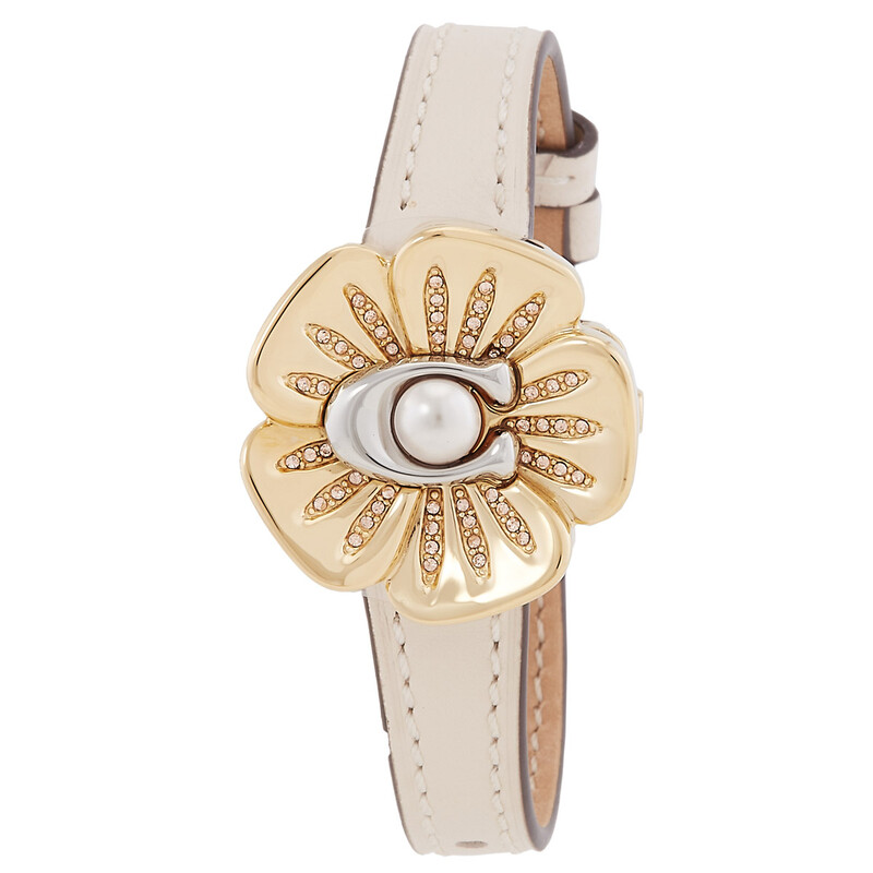 Coach Tea Rose Quartz Silver Dial Ladies Watch 14504151  display picture 1