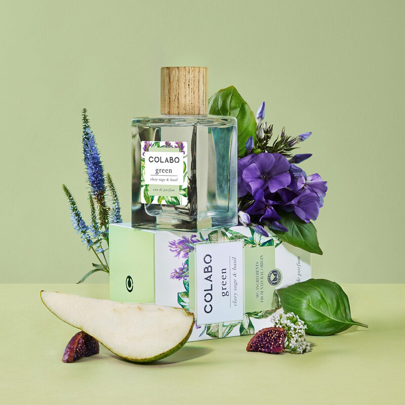 Colabo Floral Colabo Unisex Green Clary Sage & Basil EDP Spray 3.4 oz Fragrances ...