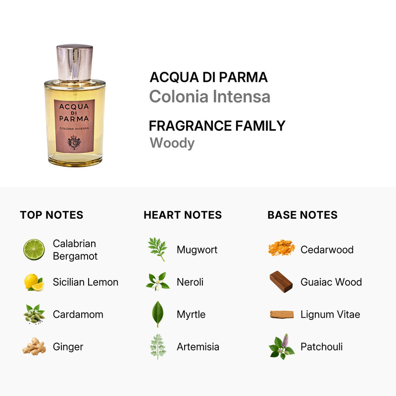 Acqua Di Parma Colonia Intensa by Acqua Di Parma for Men - 3.4 oz