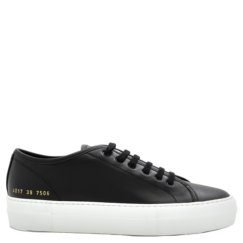 Common Projects Tournament Low-Top Leather Sneakers, Brand Size 39