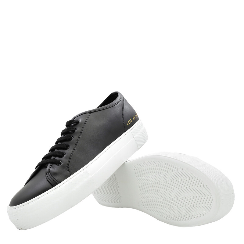 Common Projects Tournament Low-Top Leather Sneakers, Brand Size 38