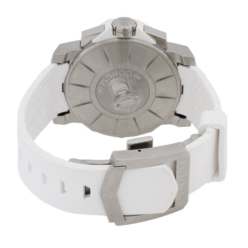 Corum Admirals Cup Chronograph Automatic Diamond White Mother of