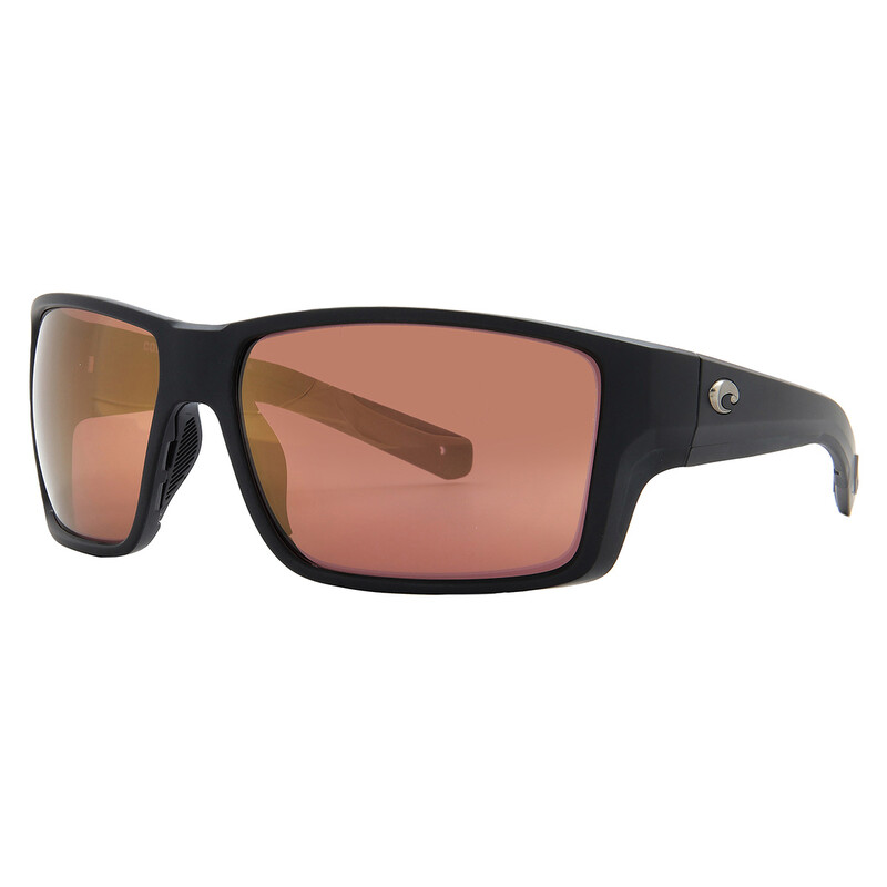 Costa Del Mar REEFTON PRO Gold Mirror Polarized Glass Rectangular Men's ...