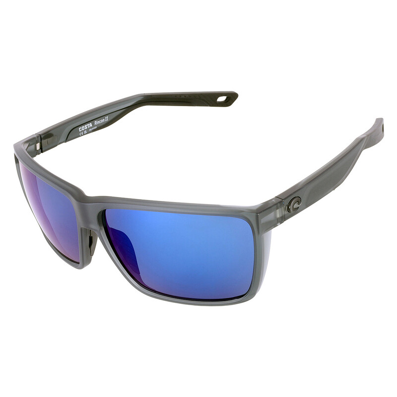 Costa Del Mar RINCON II Blue Mirror Polarized Polycarbonate Square Men ...