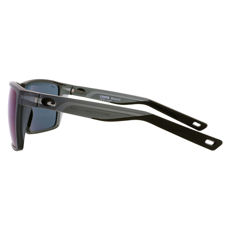 Costa Rincon Ii Costa Del Mar RINCON II Blue Mirror Polarized Polycarbonate Square Men ...