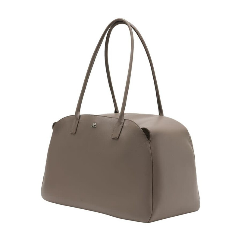 Courrèges Leather Shoulder Bag — Brown 126GSA214CV0034-1099