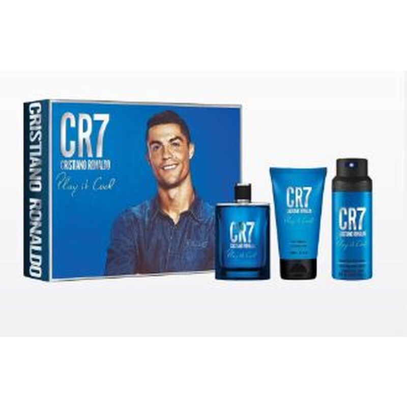 Cristiano Ronaldo Men's CR7 Play It Cool 3pcs EDT Gift Set Fragrances 5060524511272 - Fragrances, Cr7 Play It Cool