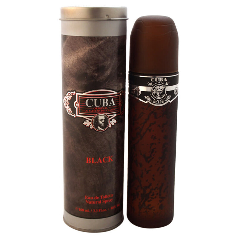 Cuba Black by Cuba for Men - 3.3 oz EDT Spray