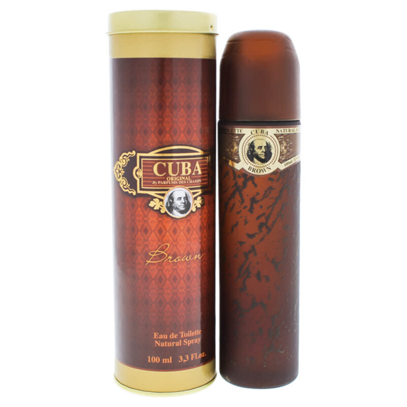 Cuba Brown by Cuba for Men - 3.3 oz EDT Spray 5425017736240 - Fragrances,  Brown