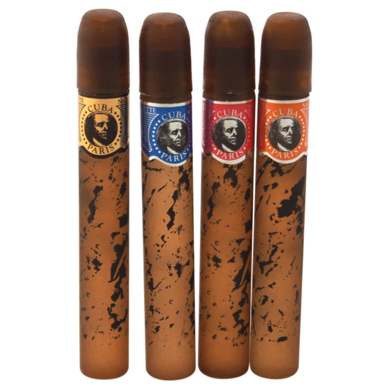 Cuba by Cuba for Men - 4 Pc Mini Gift Set cuba gold, cuba red