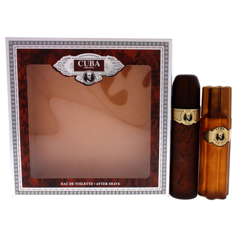 Cuba Gold by Cuba for Men - 3 Pc Gift Set 3.3oz EDT Spray, 3.3oz