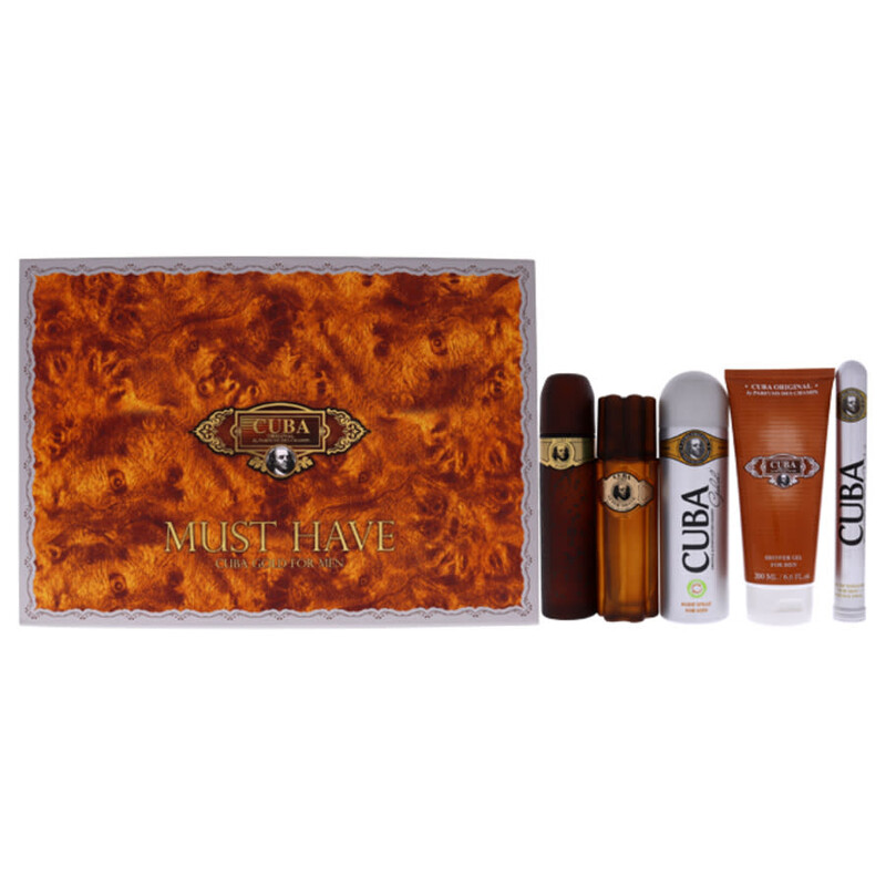 香水 キューバ　CUBA GOLD MUST HAVE  セット Must Have Gold Gift Set – Fragrance Outlet