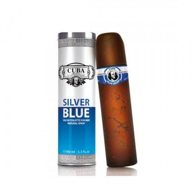 Cuba Men's Silver Blue EDT 3.4 oz Fragrances 5425017736400