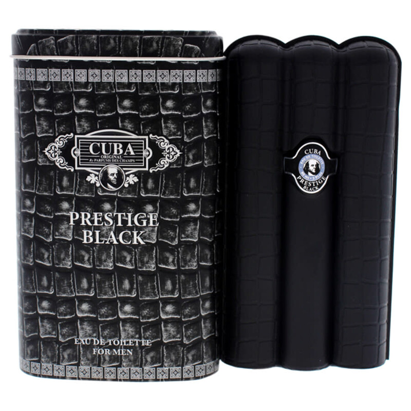 Cuba Prestige Black by Cuba for Men - 3 oz EDT Spray