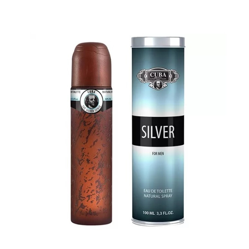 Cuba Silver by Cuba for Men - 3.3 oz EDT Spray