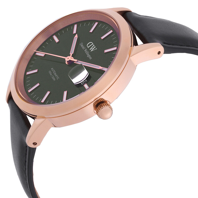 Daniel Wellington 時計 Daniel Wellington Iconic Sheffield Automatic Green Dial Watch