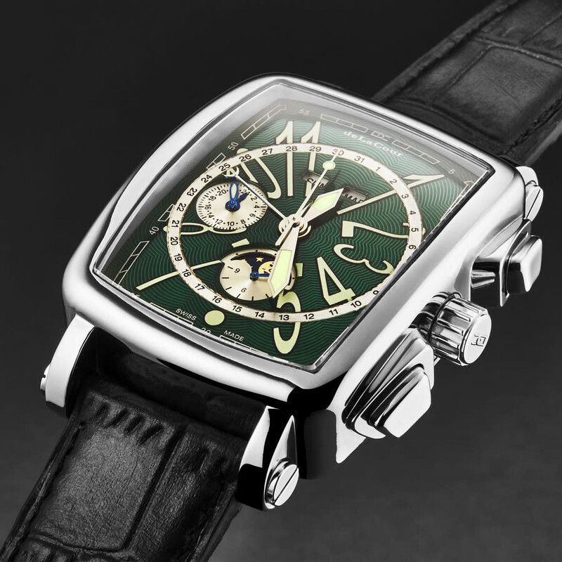 Delacour Vialarga Chronograph GMT Automatic Moon Phase Day-Night