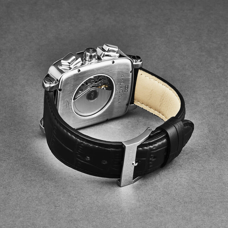 クライミー　メルトンピーコート　ロゴワッペン　レザー切替　スカル　牛革　ファラオ Delacour Vialarga Chronograph GMT Automatic Moon Phase Day-Night