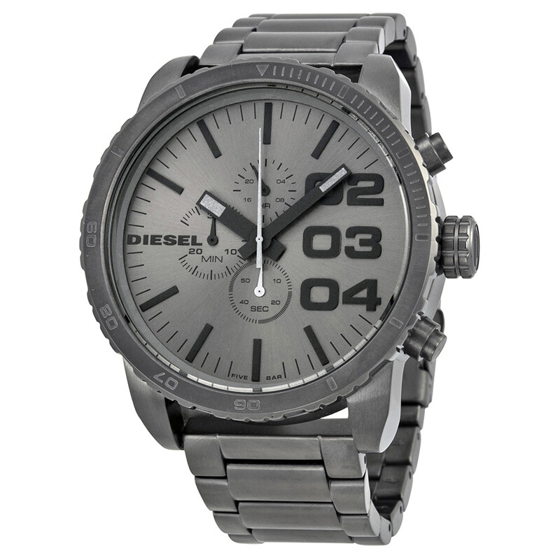 Diesel Advanced Chronograph Grey Gunmetal Ion-plated Men's Watch