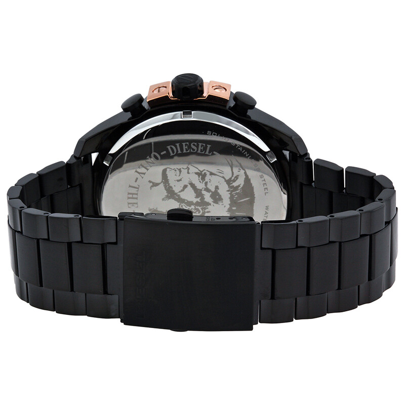 Diesel Chief Chronograph Black Dial Stainless Steel Men's Watch